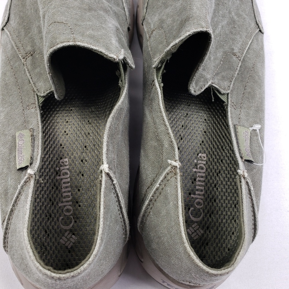 Columbia Mens Techlite Army Green Sunvent Shoes 13 - Picture 4 of 8